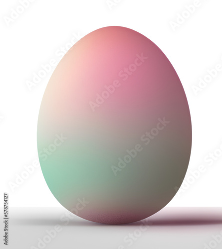 Colorful easter egg created with generative AI 