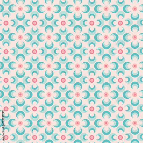 Vector geometric abstract seamless pattern background. Perfect for fabric, scrapbooking and wallpaper projects. 