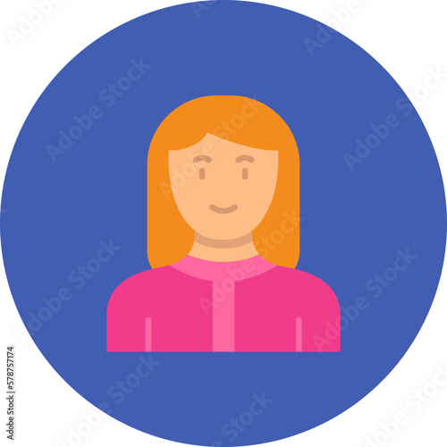 Massage Therapist Multicolor Circle Flat Icon
