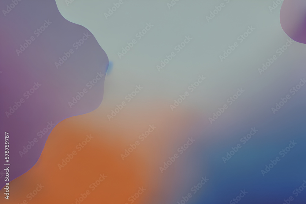 Blue Orange Purple Shape Gradient, Made with Generative AI Blue Orange Purple Shape Gradient, Made with Generative AI