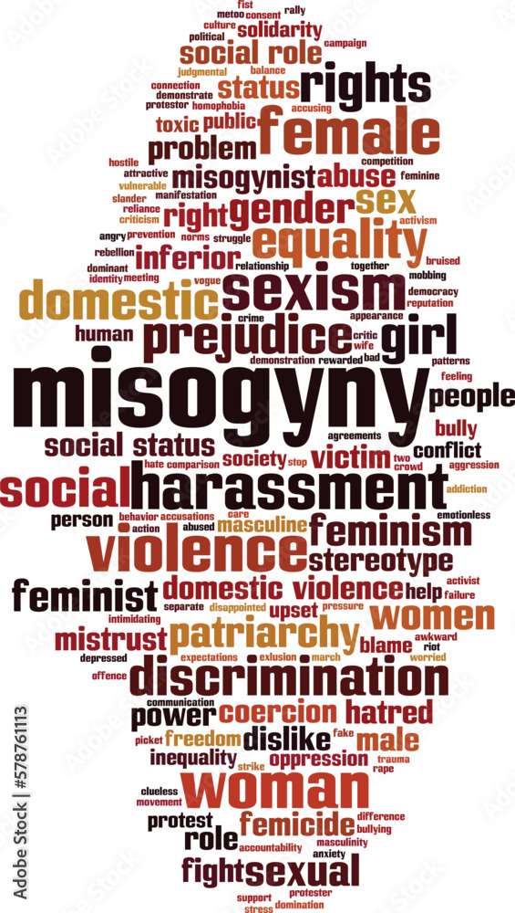 Misogyny word cloud Misogyny word cloud