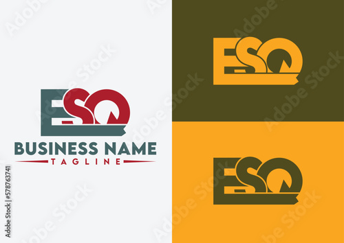  Letter ESQ logo design, ESQ letter logo photo