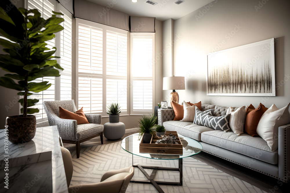 Fototapeta premium modern living room