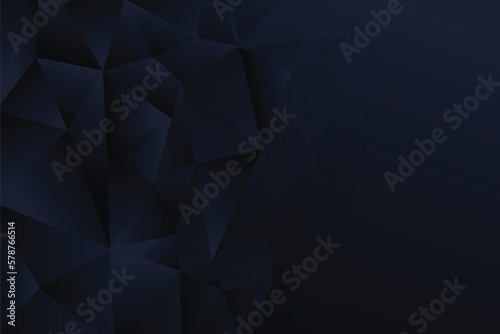 Abstract navy polygon background.