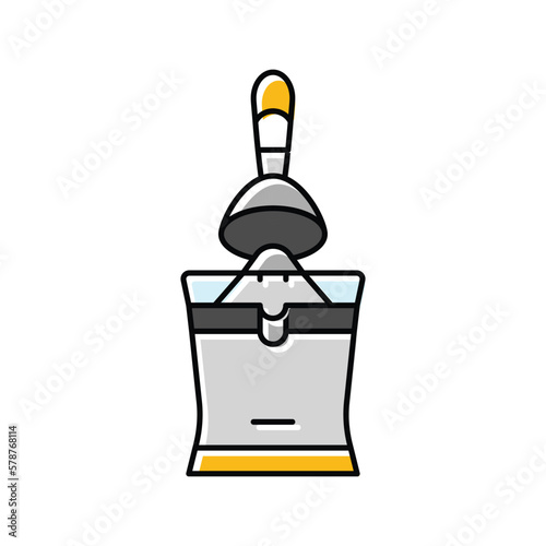 citrus juicer kitchen cookware color icon vector illustration