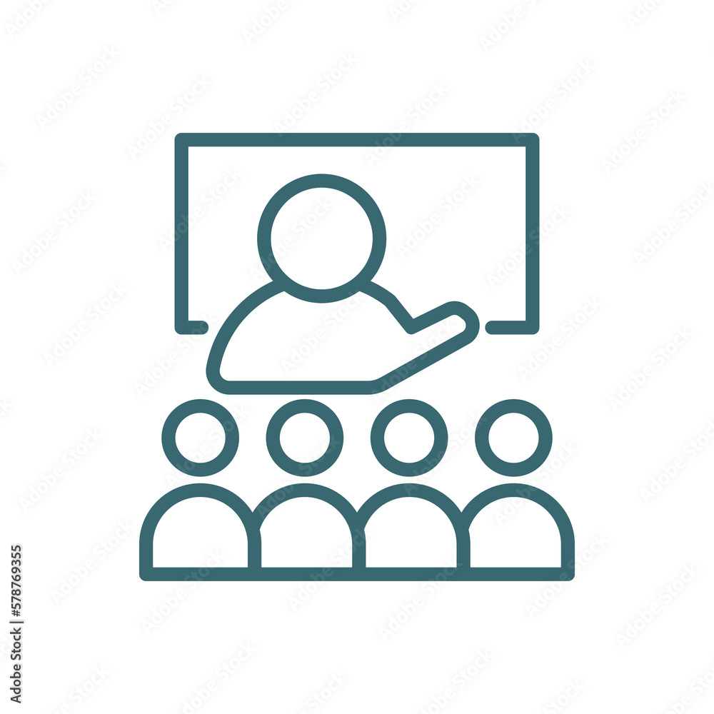 lesson icon. Thin line lesson icon from distance learning collection. Outline vector isolated on white background. Editable lesson symbol can be used web and mobile lesson icon. Thin line lesson icon from distance learning collection. Outline vector isolated on white background. Editable lesson symbol can be used web and mobile