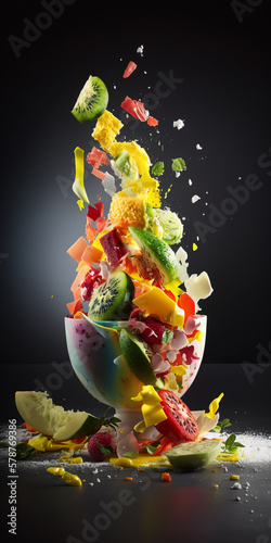 Salad created with Generative AI Technology