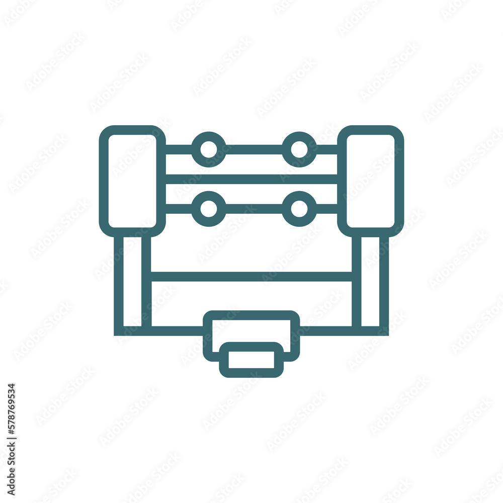 boxing ring icon. Thin line boxing ring icon from fashion and things collection. Outline vector isolated on white background. Editable boxing ring symbol can be used web and mobile boxing ring icon. Thin line boxing ring icon from fashion and things collection. Outline vector isolated on white background. Editable boxing ring symbol can be used web and mobile