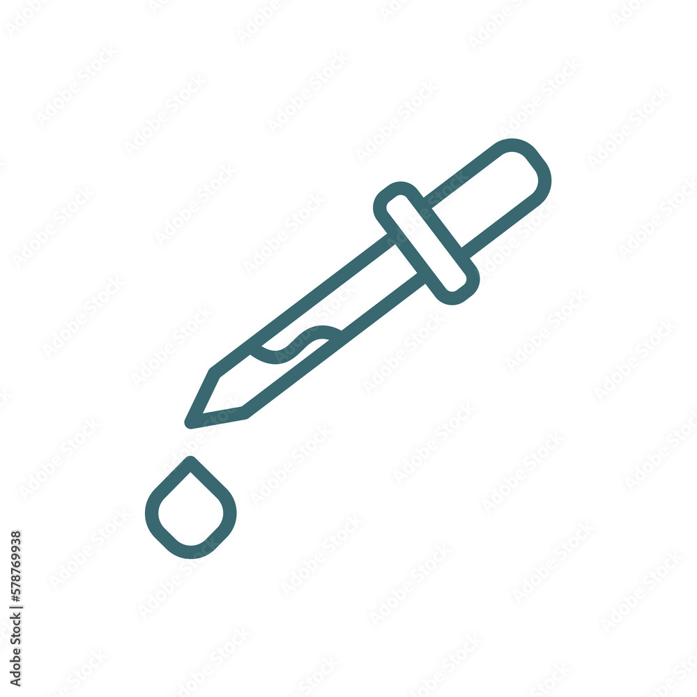 eye dropper icon. Thin line eye dropper icon from medical and healthcare collection. Outline vector isolated on white background. Editable eye dropper symbol can be used web and mobile eye dropper icon. Thin line eye dropper icon from medical and healthcare collection. Outline vector isolated on white background. Editable eye dropper symbol can be used web and mobile