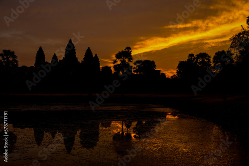 Angkor Wat Silhouette