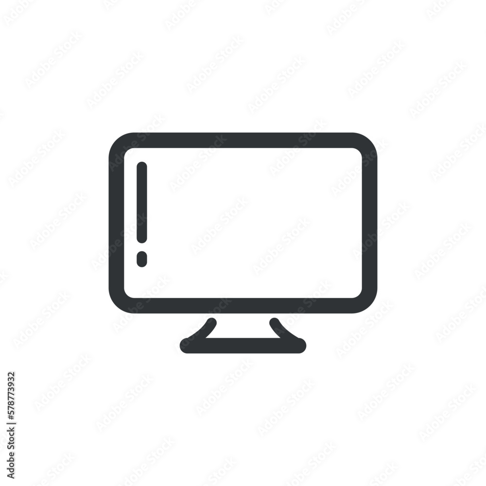 Television Broadcast Icon Vector Template Television Broadcast Icon Vector Template