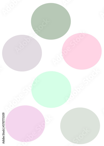 abstract color background with shape isolated on white background