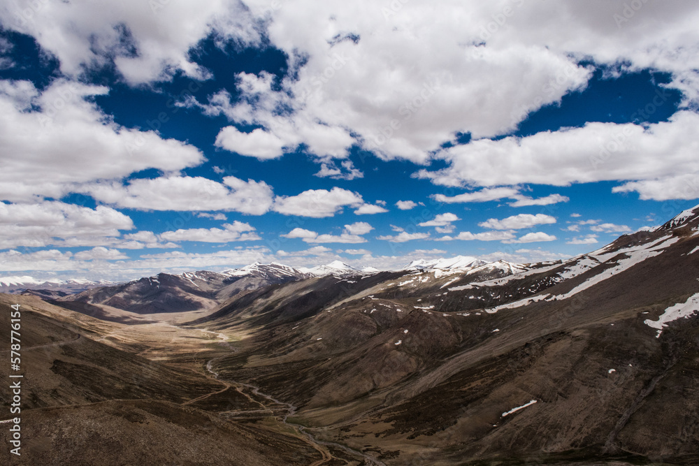 mountains landscape of a valley with clouds mountains landscape of a valley with clouds