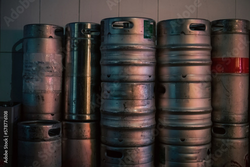 Metal Beer Barrel, how we make beer in Sai Gon