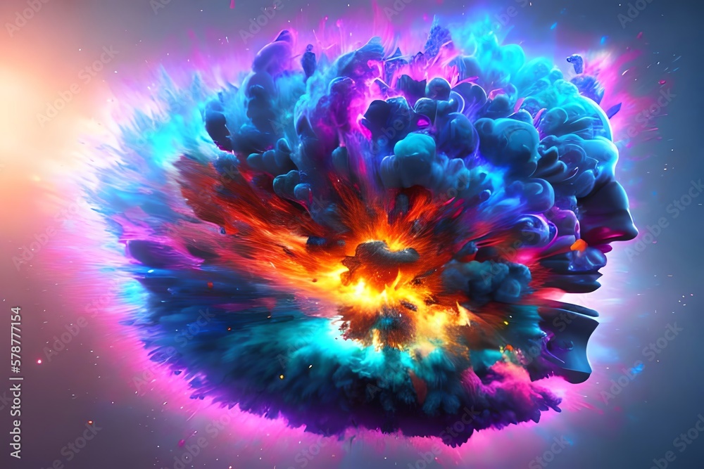 Annual Collective Mind Concept Art, Exploding Mind, Inner World, Dreams ...