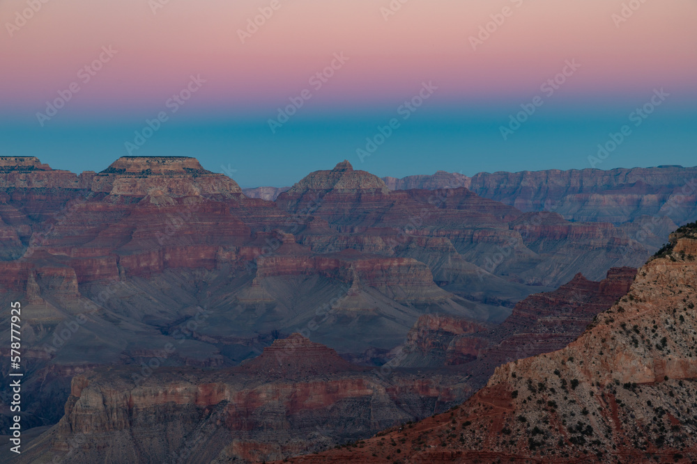 Grand Canyon National Park - South Rim Sunset - Mather Point