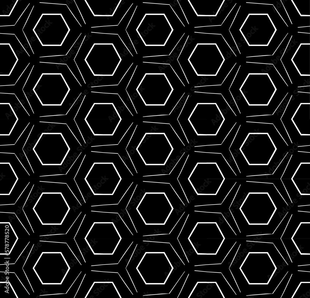 Black and white seamless pattern texture. Greyscale ornamental graphic design. Mosaic ornaments. Pattern template. Vector illustration. EPS10. Black and white seamless pattern texture. Greyscale ornamental graphic design. Mosaic ornaments. Pattern template. Vector illustration. EPS10.