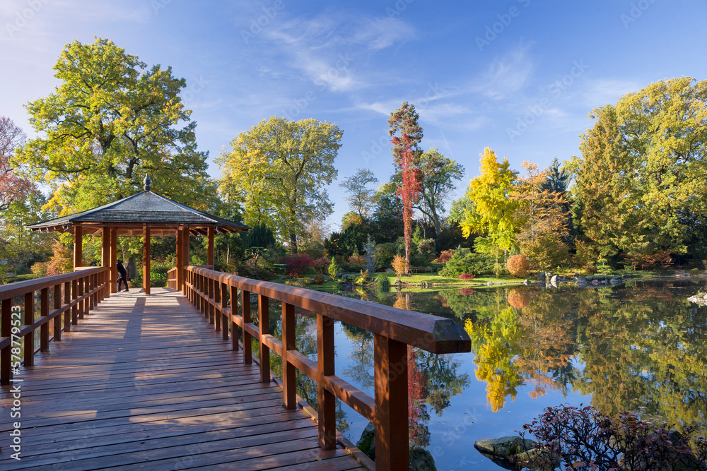 Japanese Garden in Wrocław, Poland.