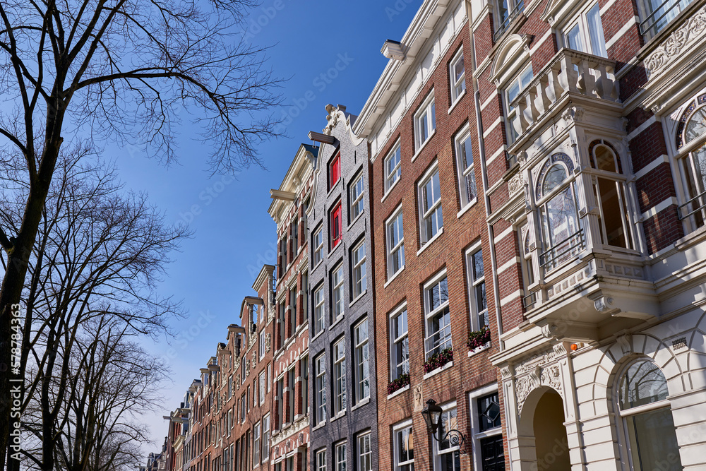 row houses in Amsterdam