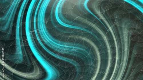 Abstract polygon tech network with connect technology background. Abstract lines texture background. 