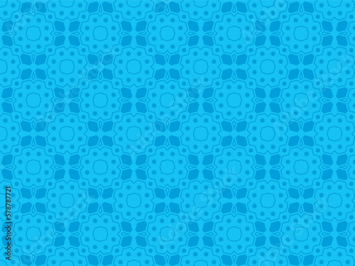 Sky blue creative seamless pattern background