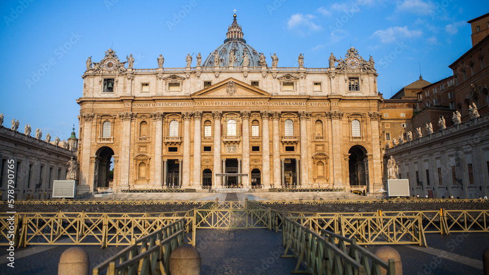 Saint Peter square in Vatican