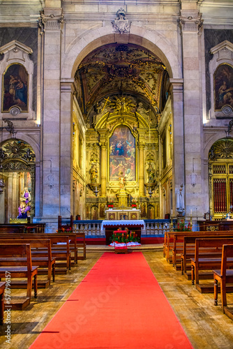 Church of Saint Mary Magdalene in Lisbon, Portugal. Fototapet