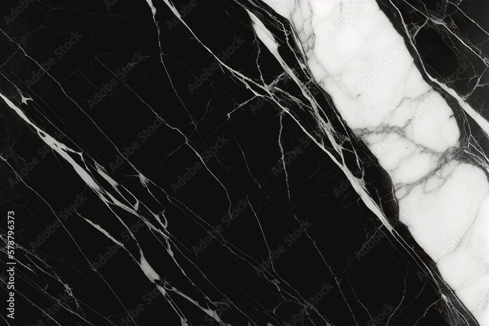 Natural black and white stone marble texture