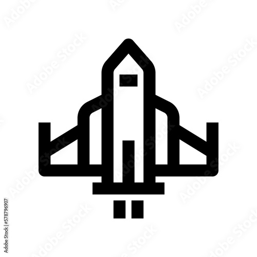 fighter plane icon for your website, mobile, presentation, and logo design.