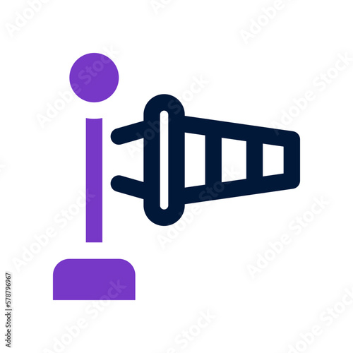 windsock icon for your website, mobile, presentation, and logo design.