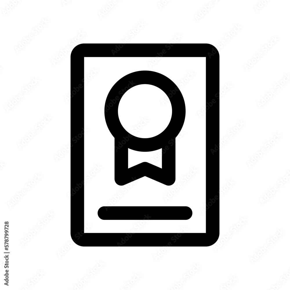 certificate icon for your website design, logo, app, UI. certificate icon for your website design, logo, app, UI.