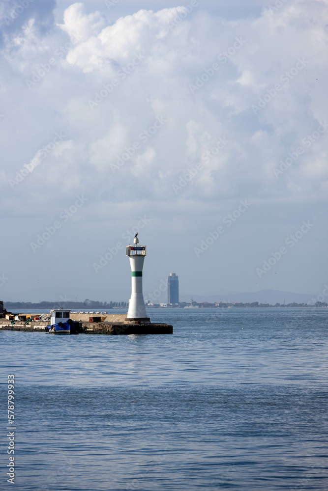 Lighthouse near the coast