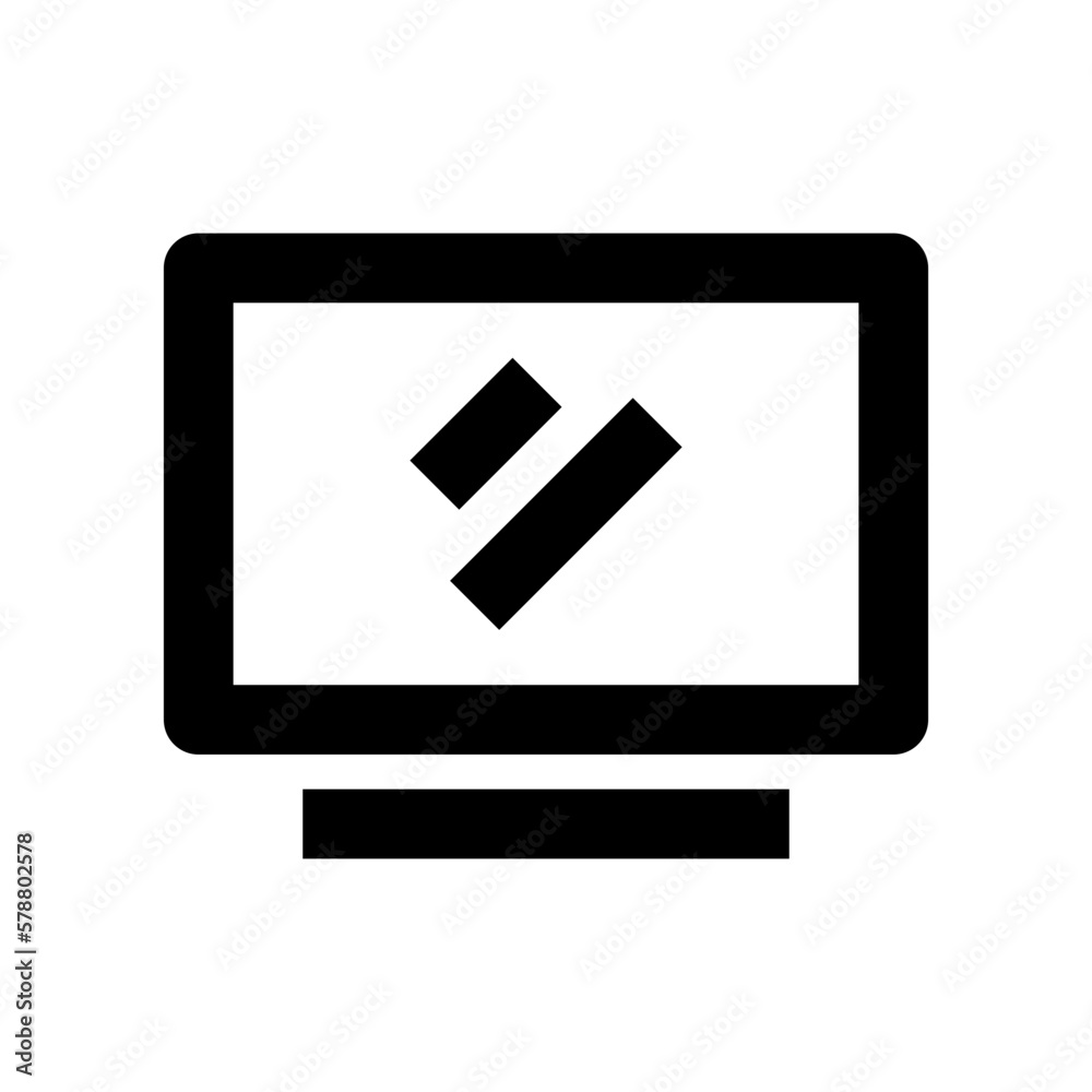 monitor icon for your website design, logo, app, UI. monitor icon for your website design, logo, app, UI.