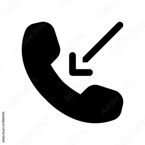 incoming  call icon for your website design, logo, app, UI. 