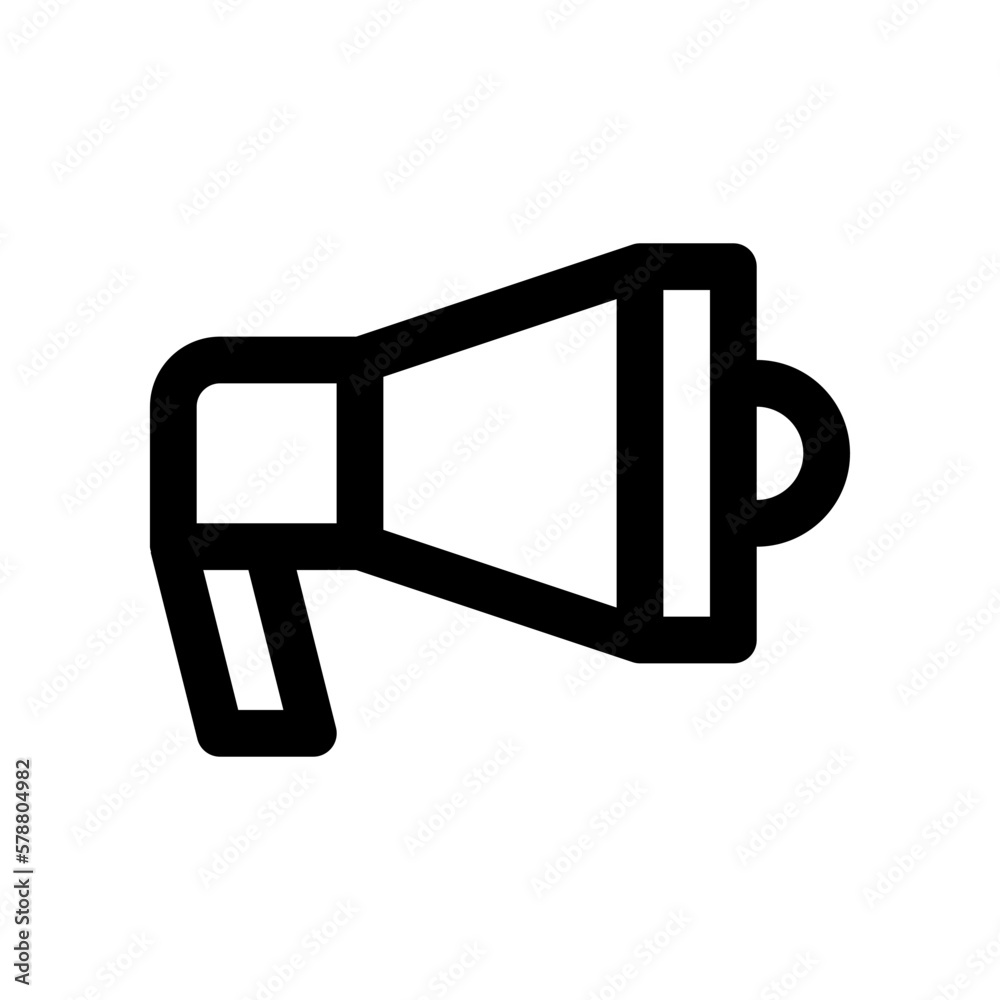 megaphone icon for your website design, logo, app, UI. megaphone icon for your website design, logo, app, UI.