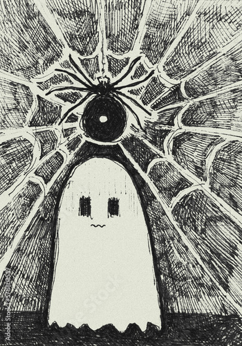 Ghost and spider