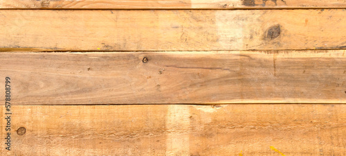 Old brown rustic grunge wooden texture surface or wall or floor - wood background or banner for your design