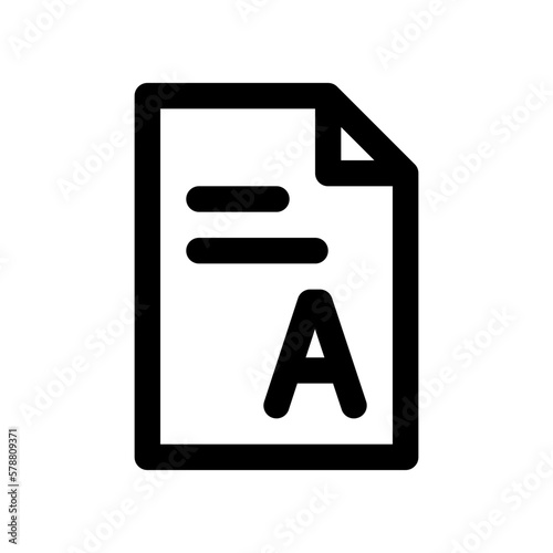 test icon for your website design, logo, app, UI. 