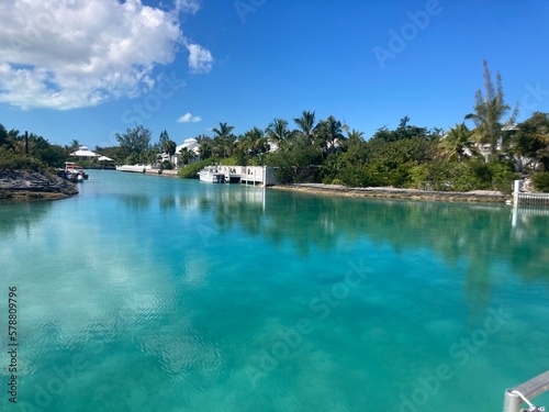 Fototapeta Naklejka Na Ścianę i Meble -  tropical resort lagoons