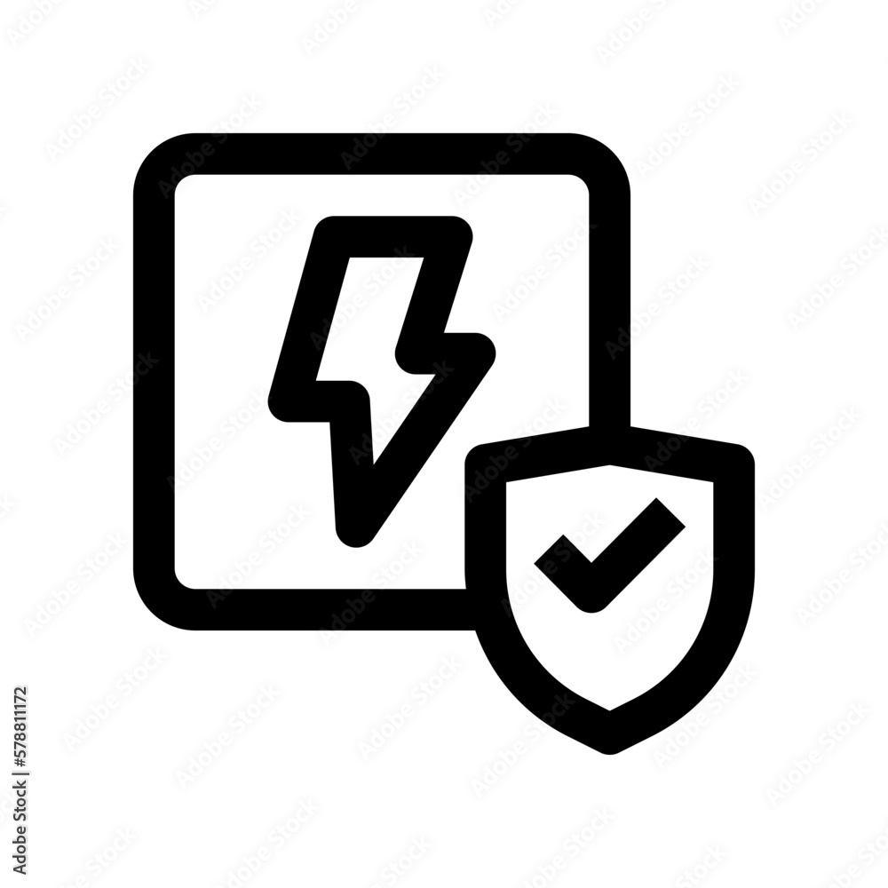 electric protection icon for your website, mobile, presentation, and logo design. electric protection icon for your website, mobile, presentation, and logo design.
