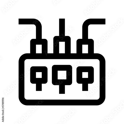 fuse box icon for your website, mobile, presentation, and logo design.