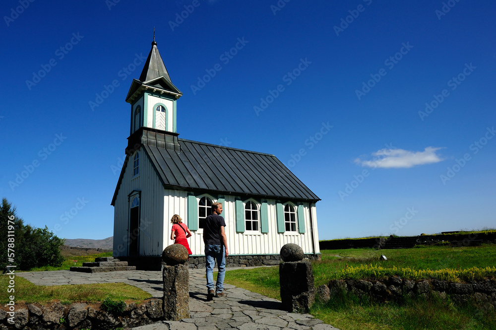 The church at Thingvellir, Iceland