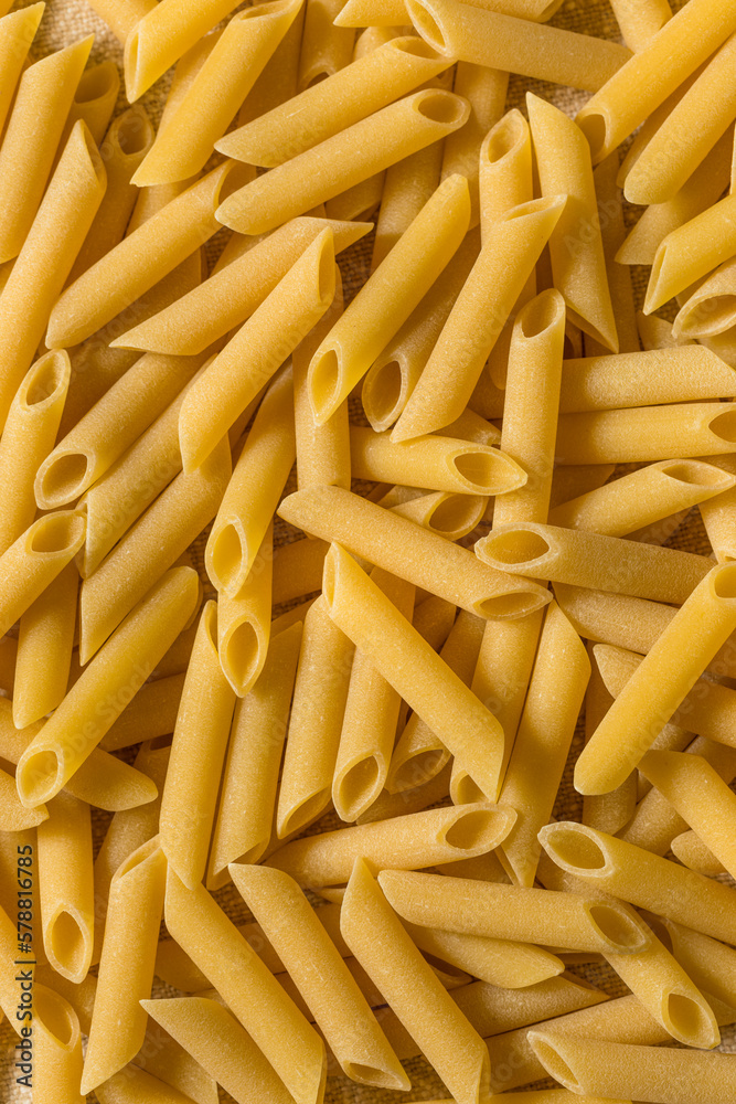Raw Dry Mostaccioli Penne Lisce Pasta Raw Dry Mostaccioli Penne Lisce Pasta