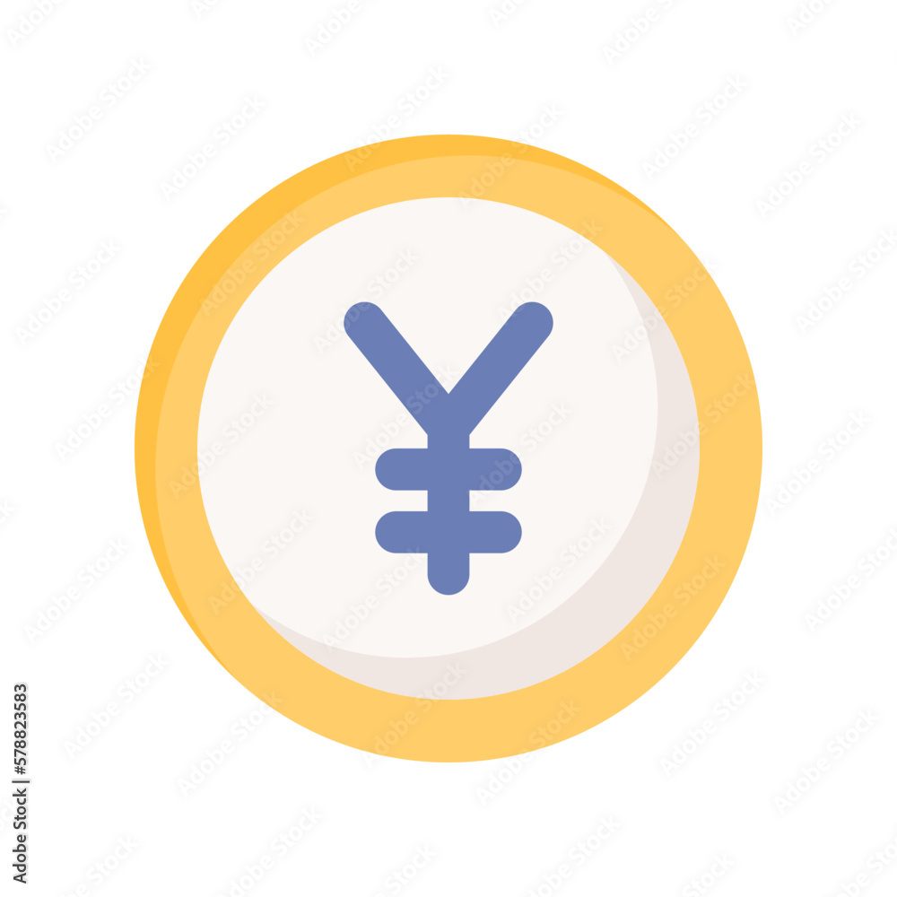 Fototapeta premium yen icon for your website design, logo, app, UI.