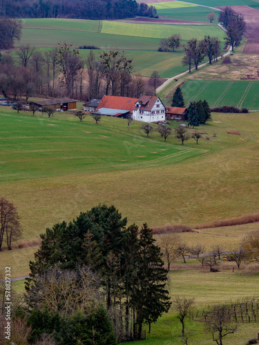 Bauernhof in Agrarlandschaft