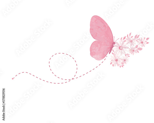 butterfly hand drawn