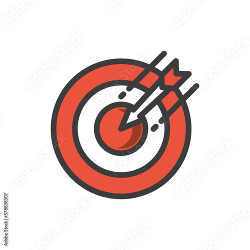 Free Download image in png of icon target shooting with transparent background - GFXLoad