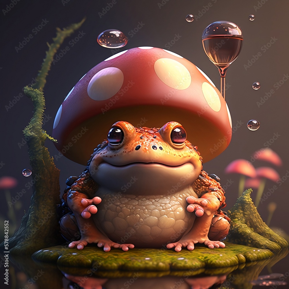 Cute cartoon frog character. Cartoon frog. Frog. Cartoon frog on a ...