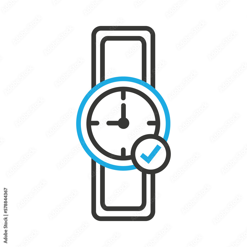png image of hand watch icon with transparent background