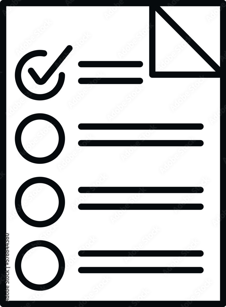To do list icon outline vector. Social trust. Core honesty To do list icon outline vector. Social trust. Core honesty